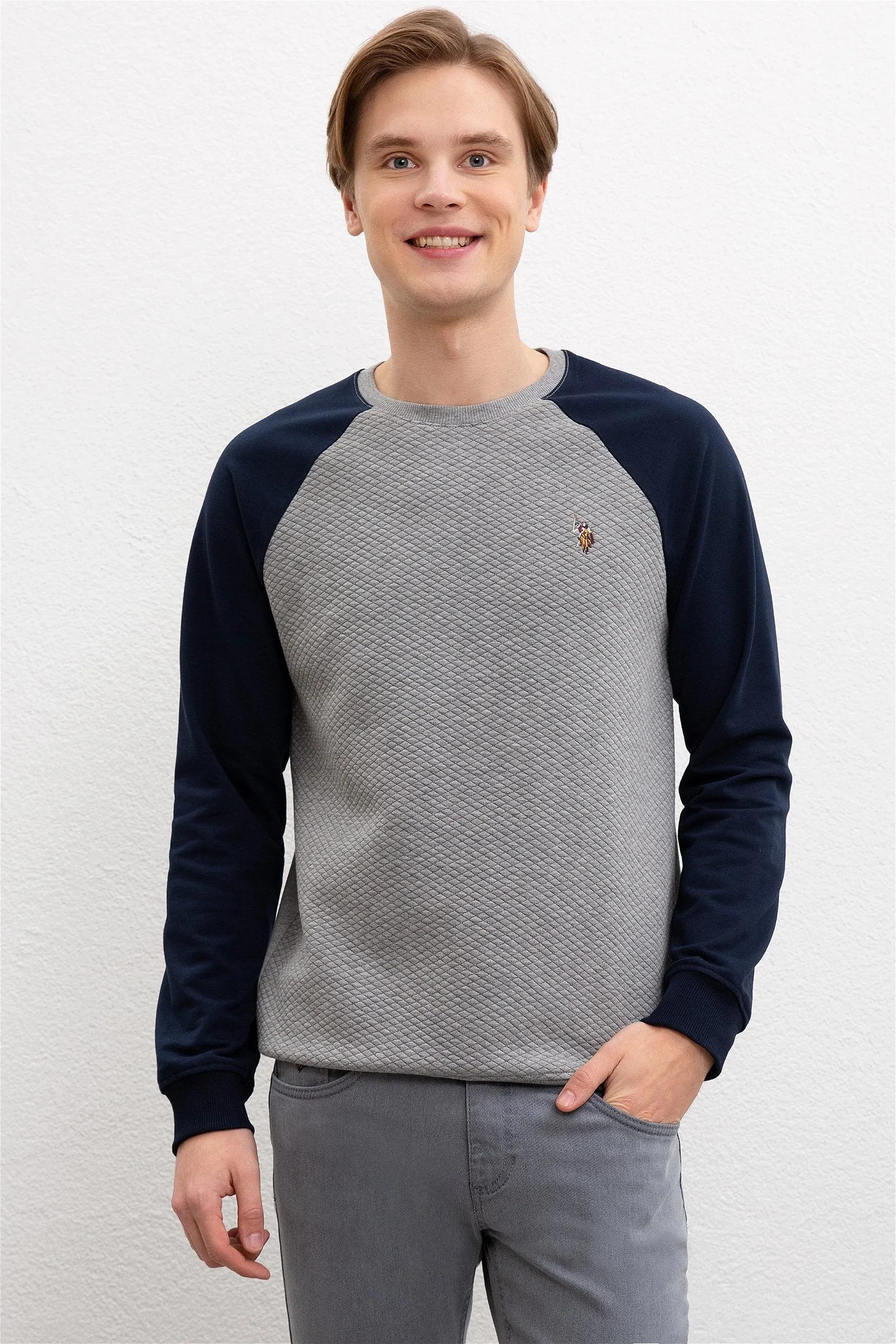 Sweatshirt LYMAN NAVY BLUE