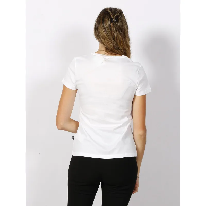 T-shirt essential basique logo blanc femme - Puma | wimod