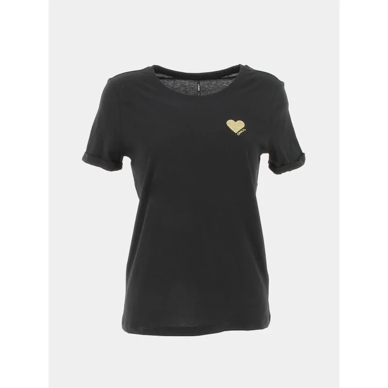 T-shirt essential logo bordeaux femme - Puma | wimod