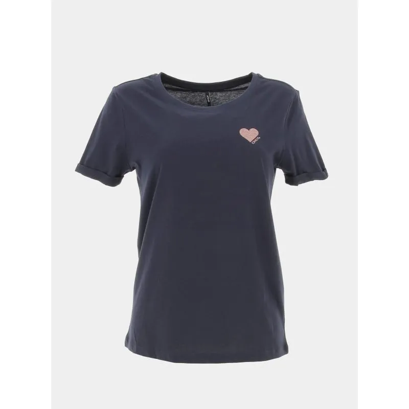 T-shirt essential logo bordeaux femme - Puma | wimod