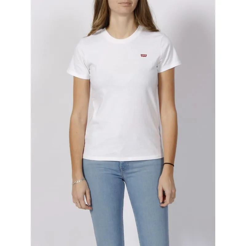 T-shirt essential logo bordeaux femme - Puma | wimod