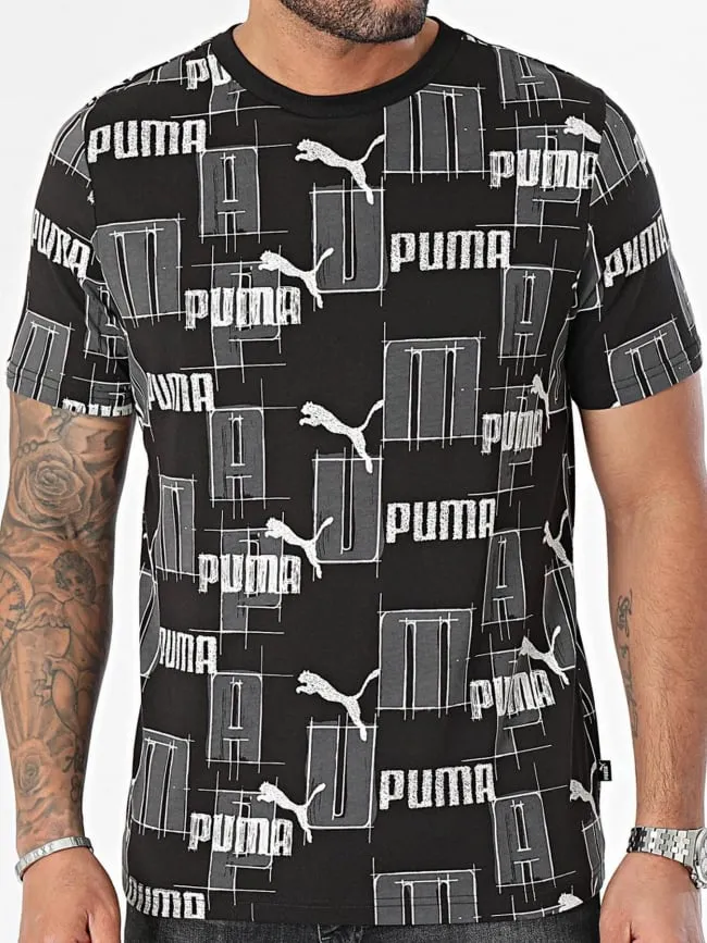 T-shirt essentiel logo noir homme - Puma | wimod