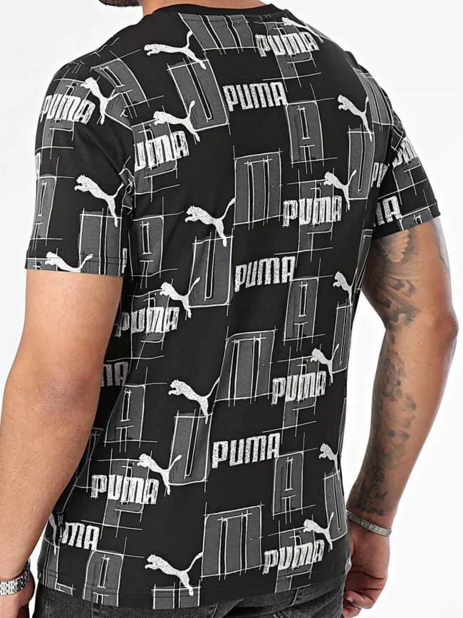 T-shirt essentiel logo noir homme - Puma | wimod