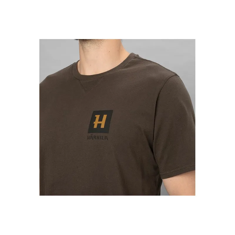 t-shirt Gorm S/S Shadow Brown - Härkila