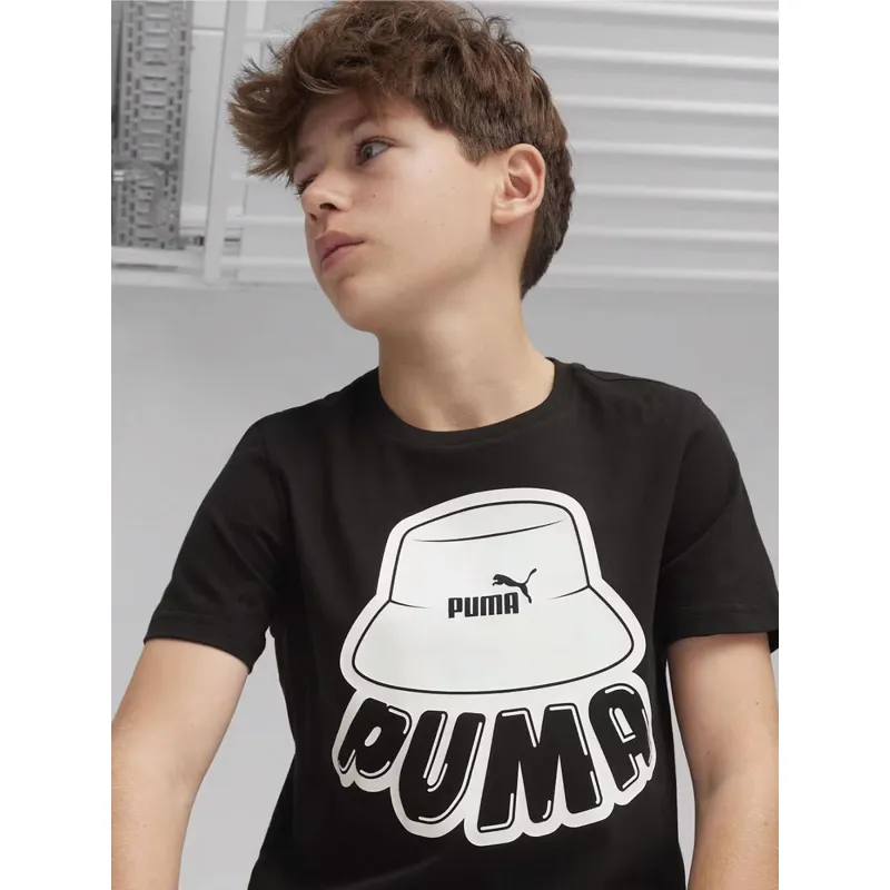 T-shirt graf noir enfant - Puma | wimod