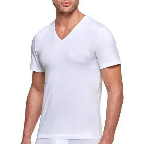 T-shirt homewear homme bio organique Oeko-Tex Cotton Organic blanc de la marque Impetus