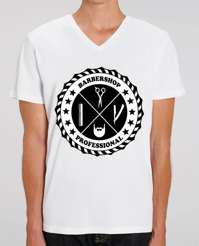 T-shirt homme BARBERSHOP BLASON par SG LXXXIII