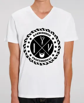 T-shirt homme BARBERSHOP BLASON par SG LXXXIII