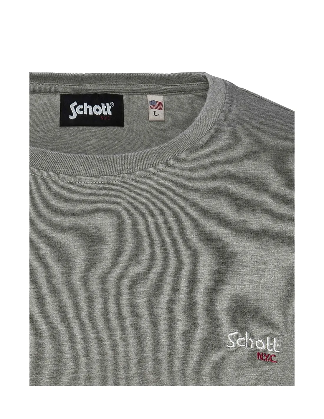 T-shirt Homme Schott Striker ref 52976 Kaki