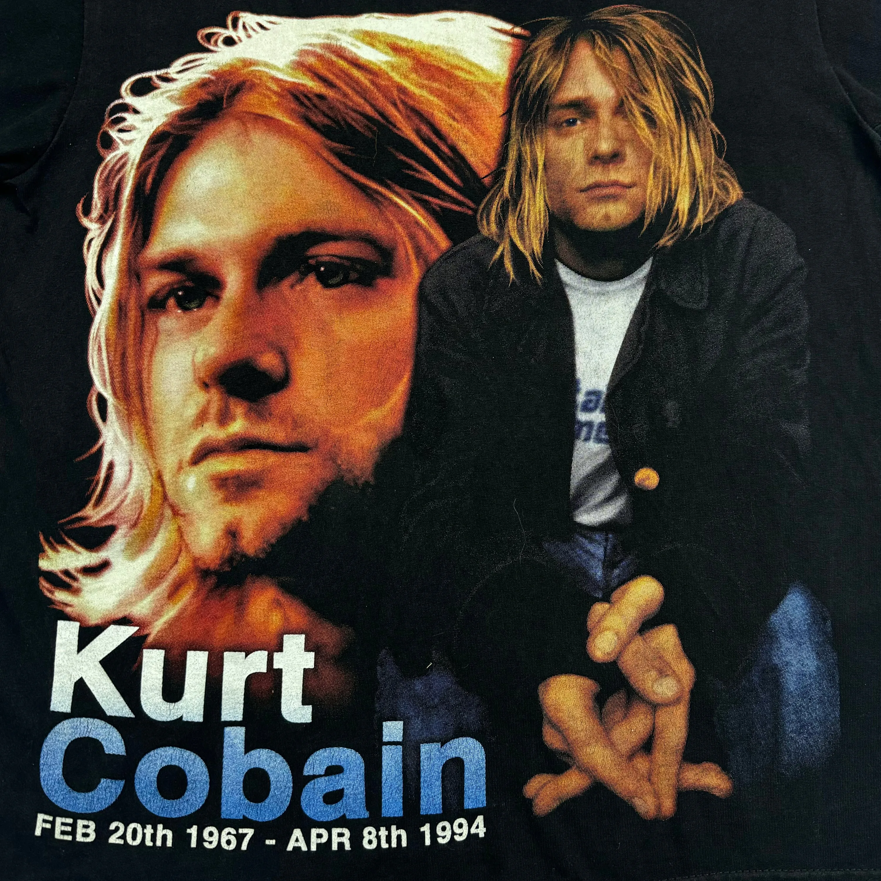 T-shirt - Kurt Cobain - Black