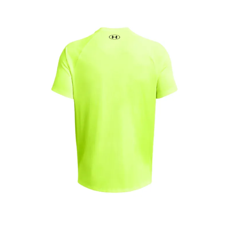 T-SHIRT MANCHES COURTES JAUNE UNDER ARMOUR TECH