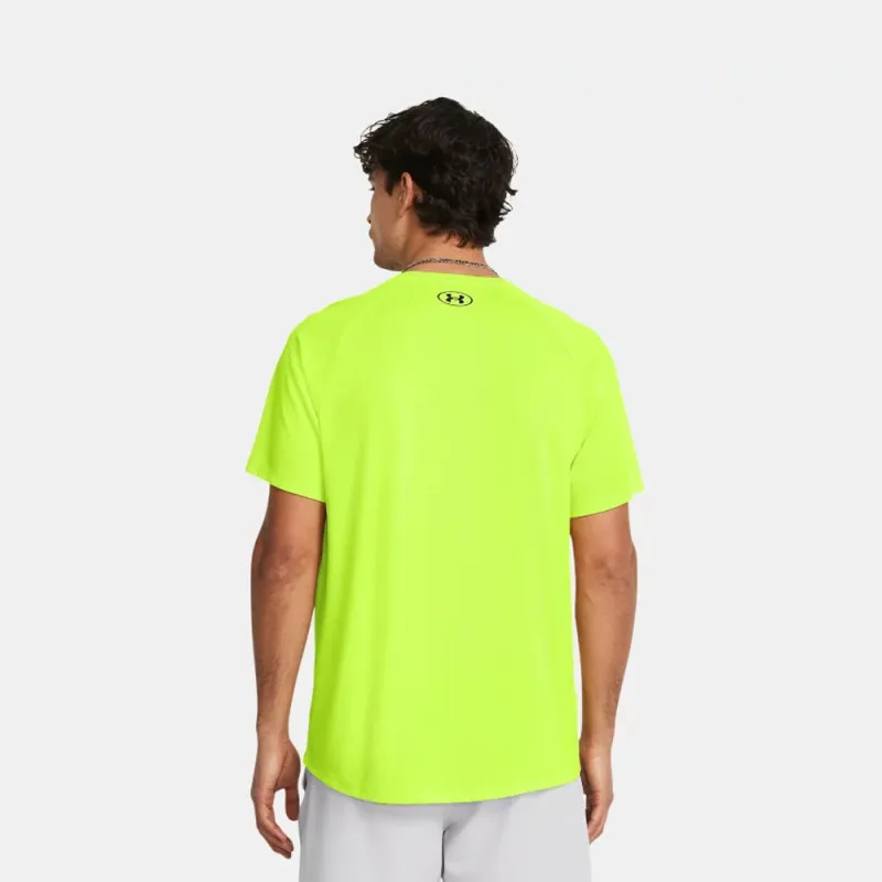 T-SHIRT MANCHES COURTES JAUNE UNDER ARMOUR TECH