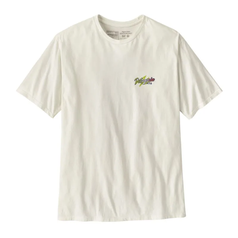 T-shirt Patagonia M's Trail Hound Organic Birch White blanc