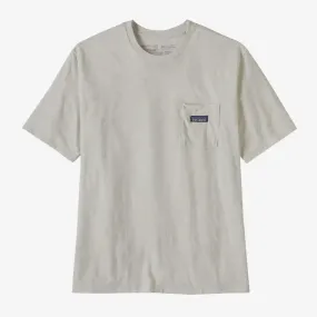 T-shirt Patagonia Poche Coton Bio - Regenerative Organic Certified™ - Blanc