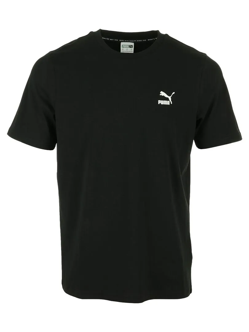 T-shirt PUMA Classics Small Logo Tee - Noir