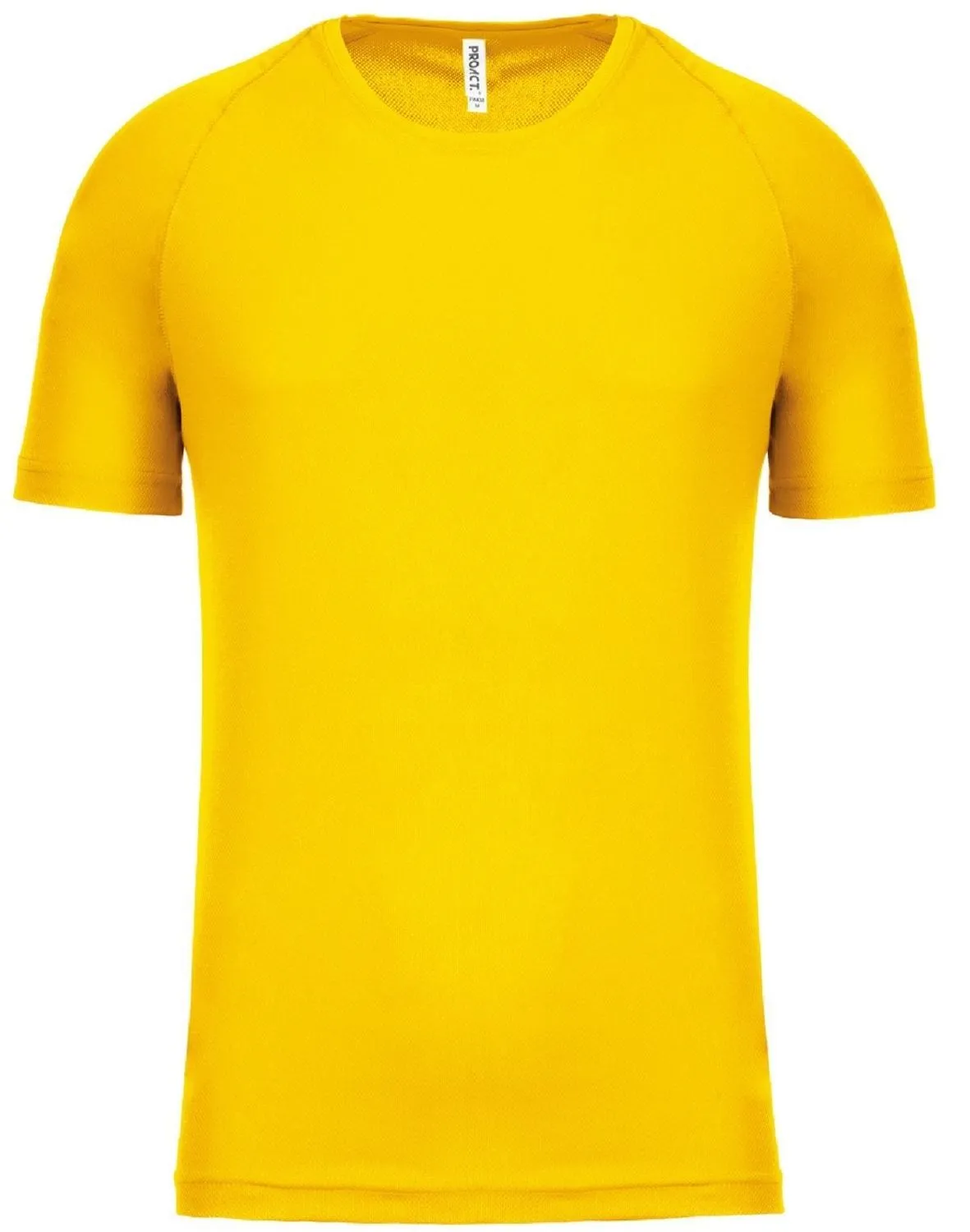 T-shirt sport - Running - Homme - PA438 - jaune 