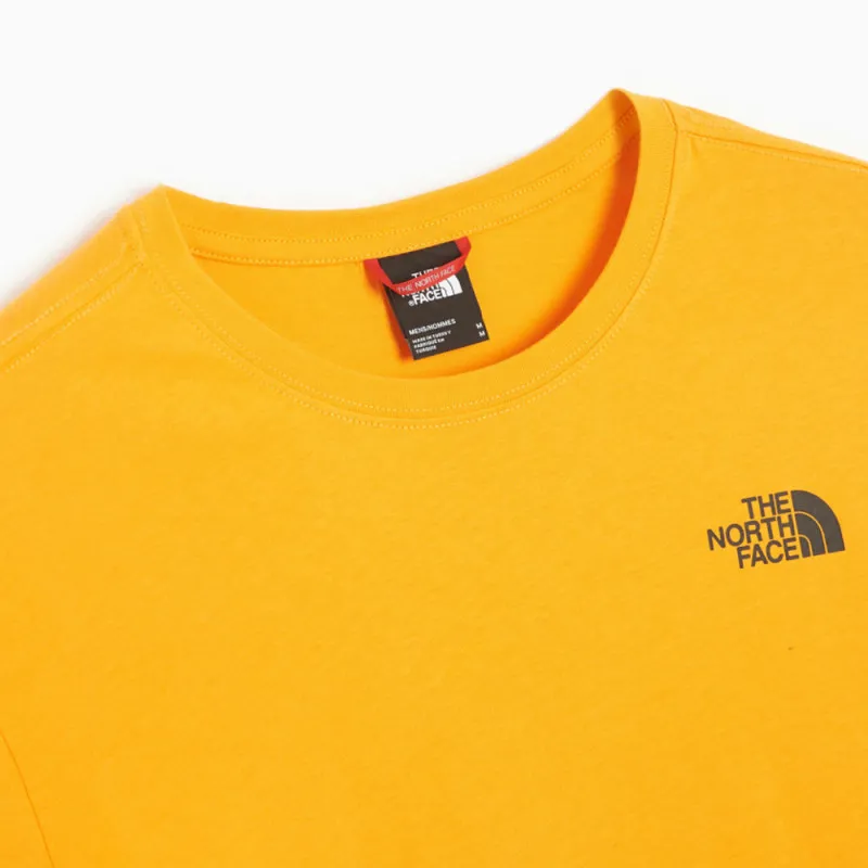 T-SHIRT THE NORTH FACE RED BOX JAUNE