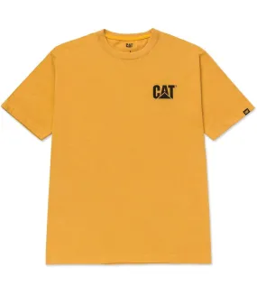 T-shirt trademark homme moutarde Caterpillar