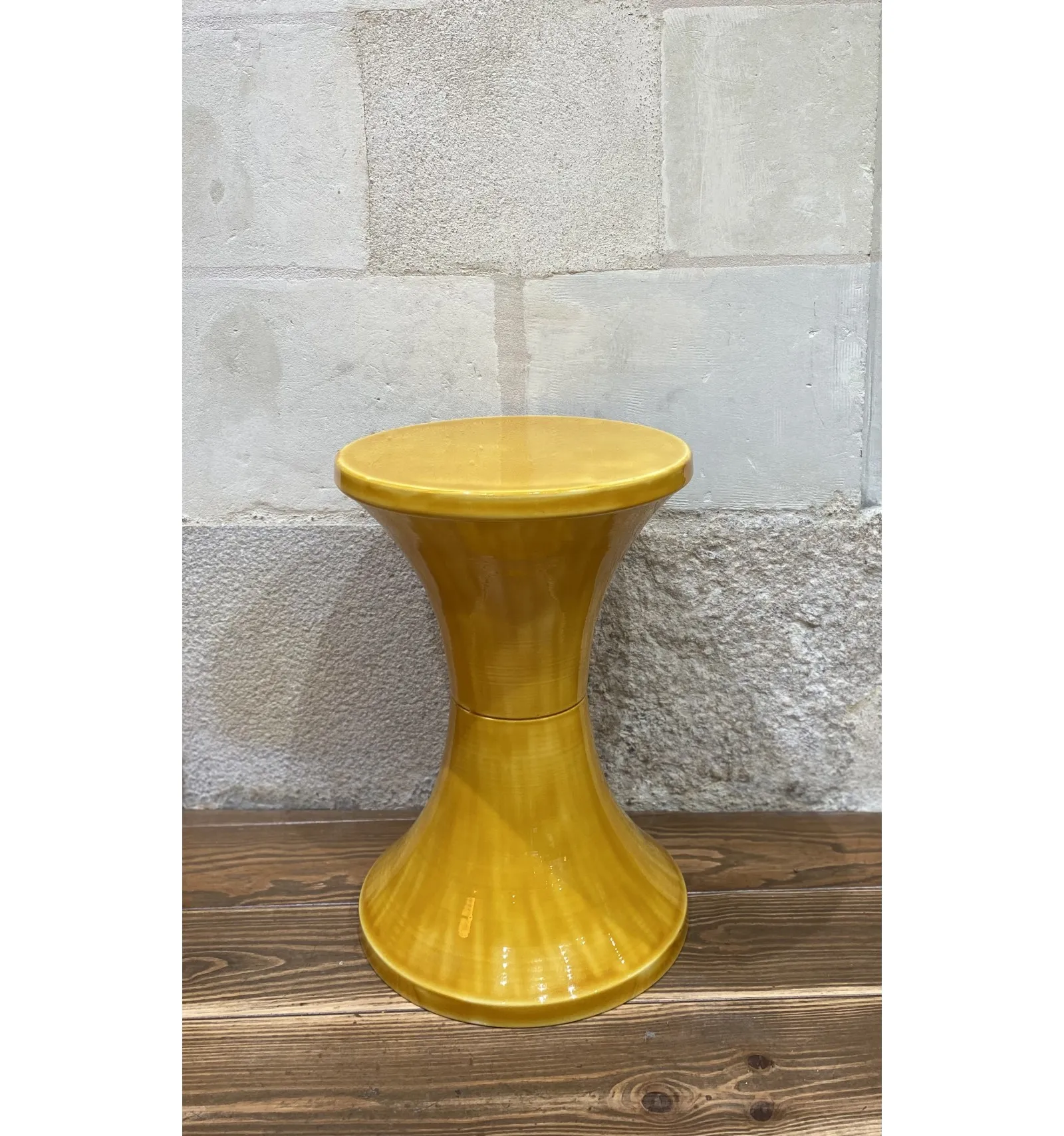 Tabouret Tam Tam- coloris moutarde