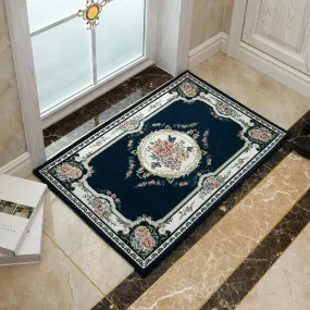 Tapis Salle De Bain Vintage Bleu