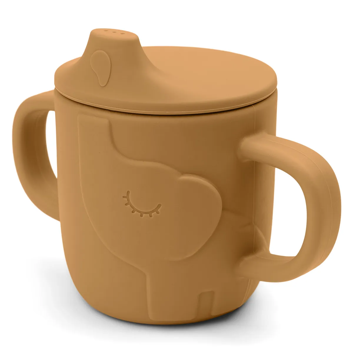 Tasse d'Apprentissage Peekaboo Elphee Moutarde - 120 ml