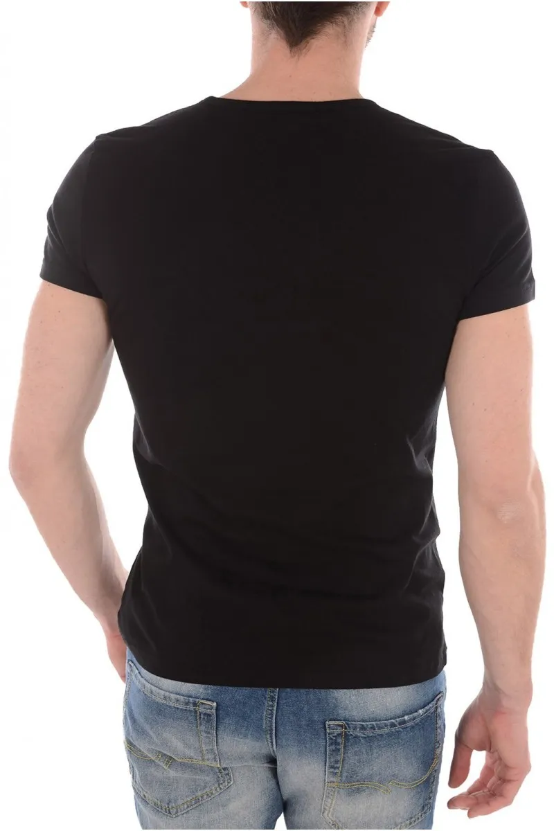 Tee shirt Emporio Armani Homme manches courtes 5P712 Noir