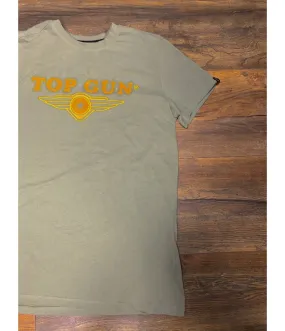 Tee shirt kaki clair " TOP GUN "