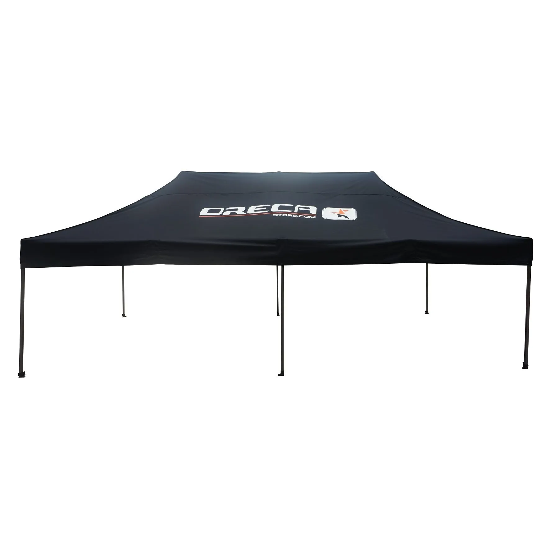 Tente REDSPEC Oreca 3 x 6 m aluminium noire - pieds hexagonaux