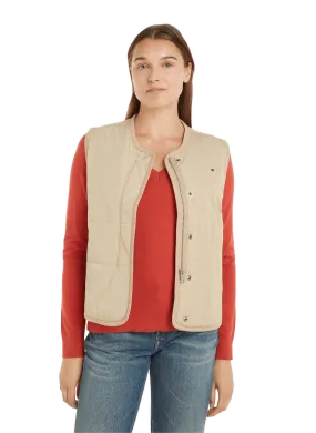 TOMMY HILFIGER  Veste légère sans manches  - Beige