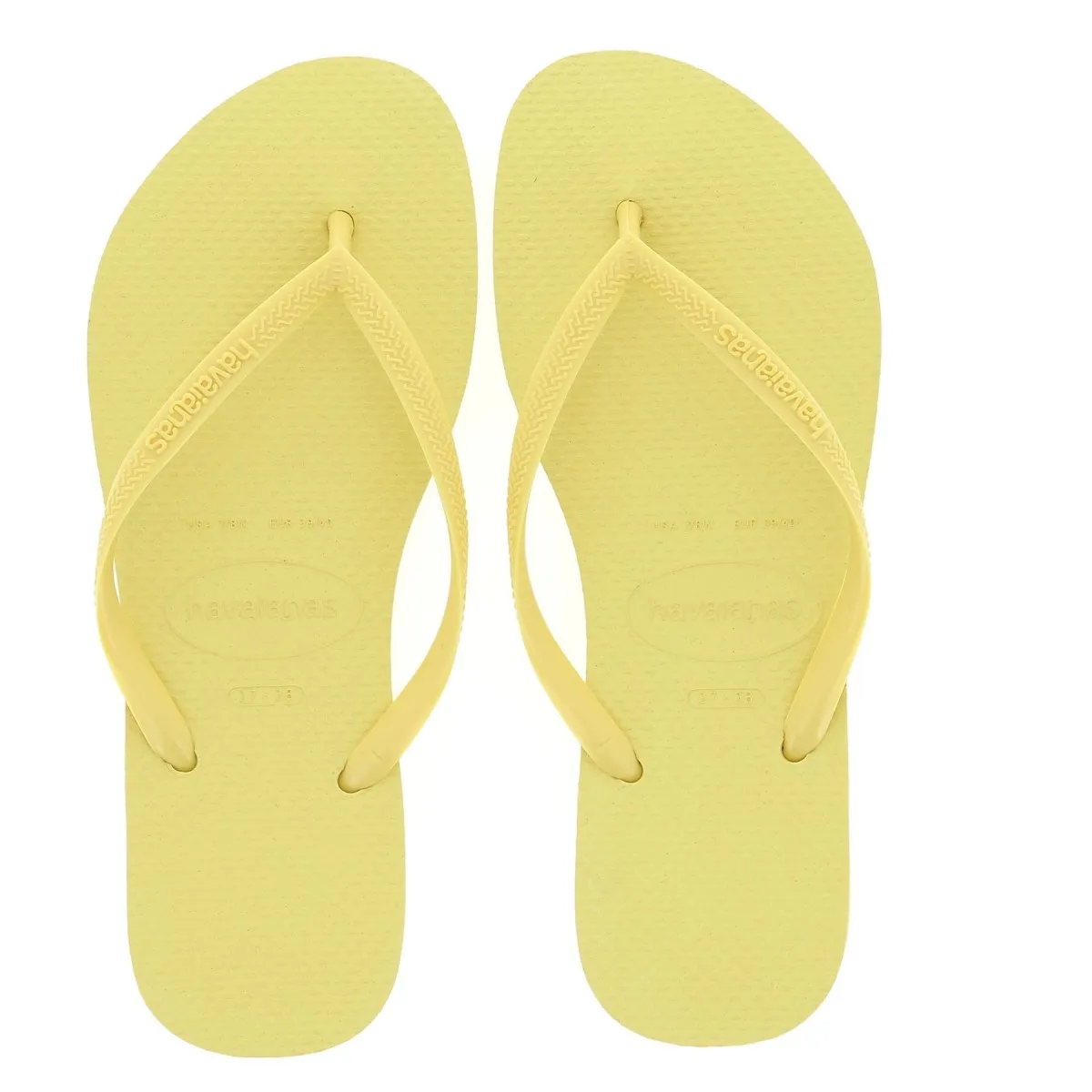 Tong femme Havaianas jaune- Matière noble 16,90€