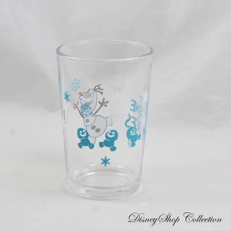 Verre La reine des neiges DISNEY AMORA moutarde Frozen Olaf et Snow...