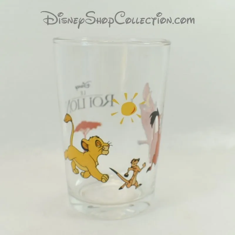 Verre Le Roi lion DISNEY Simba Timon et Pumbaa Amora moutarde