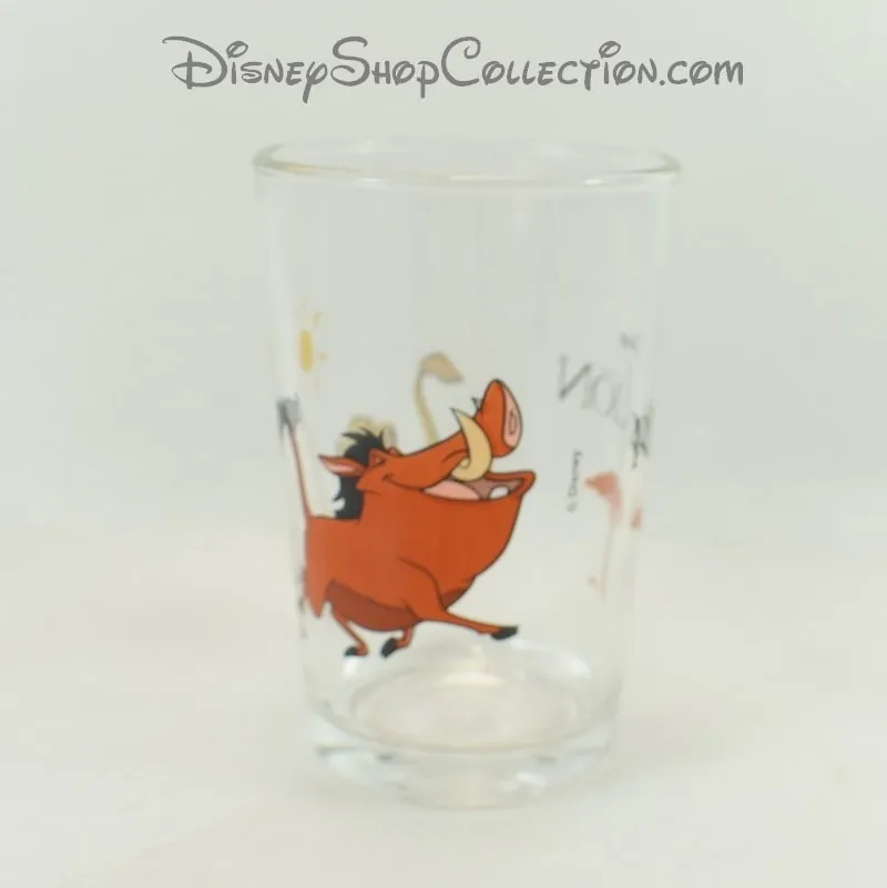 Verre Le Roi lion DISNEY Simba Timon et Pumbaa Amora moutarde