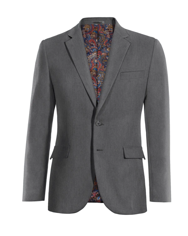 Veste grise stretch slim fit