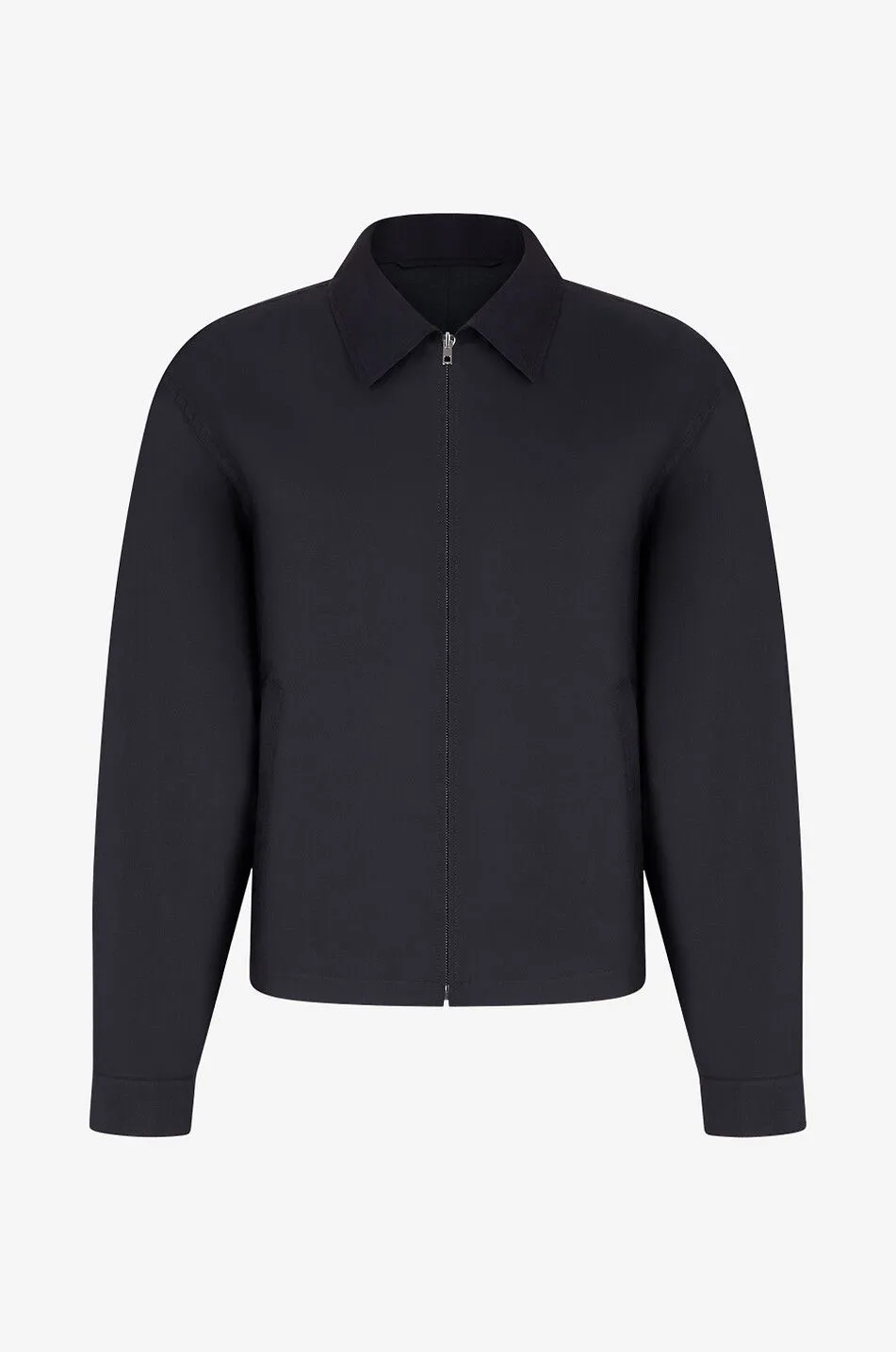 Veste légère courte en coton et soie Shirt Blouson