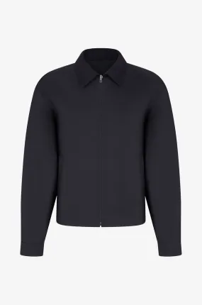 Veste légère courte en coton et soie Shirt Blouson