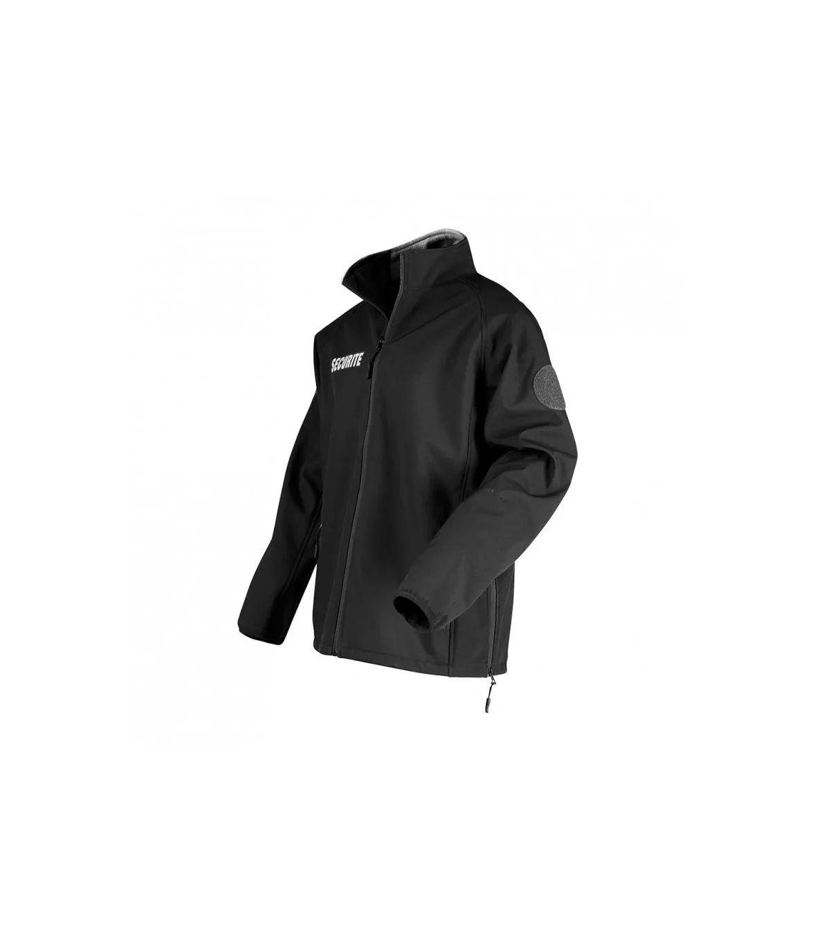 Veste softshell légère et confortable noir marquée SECURITE - ARES