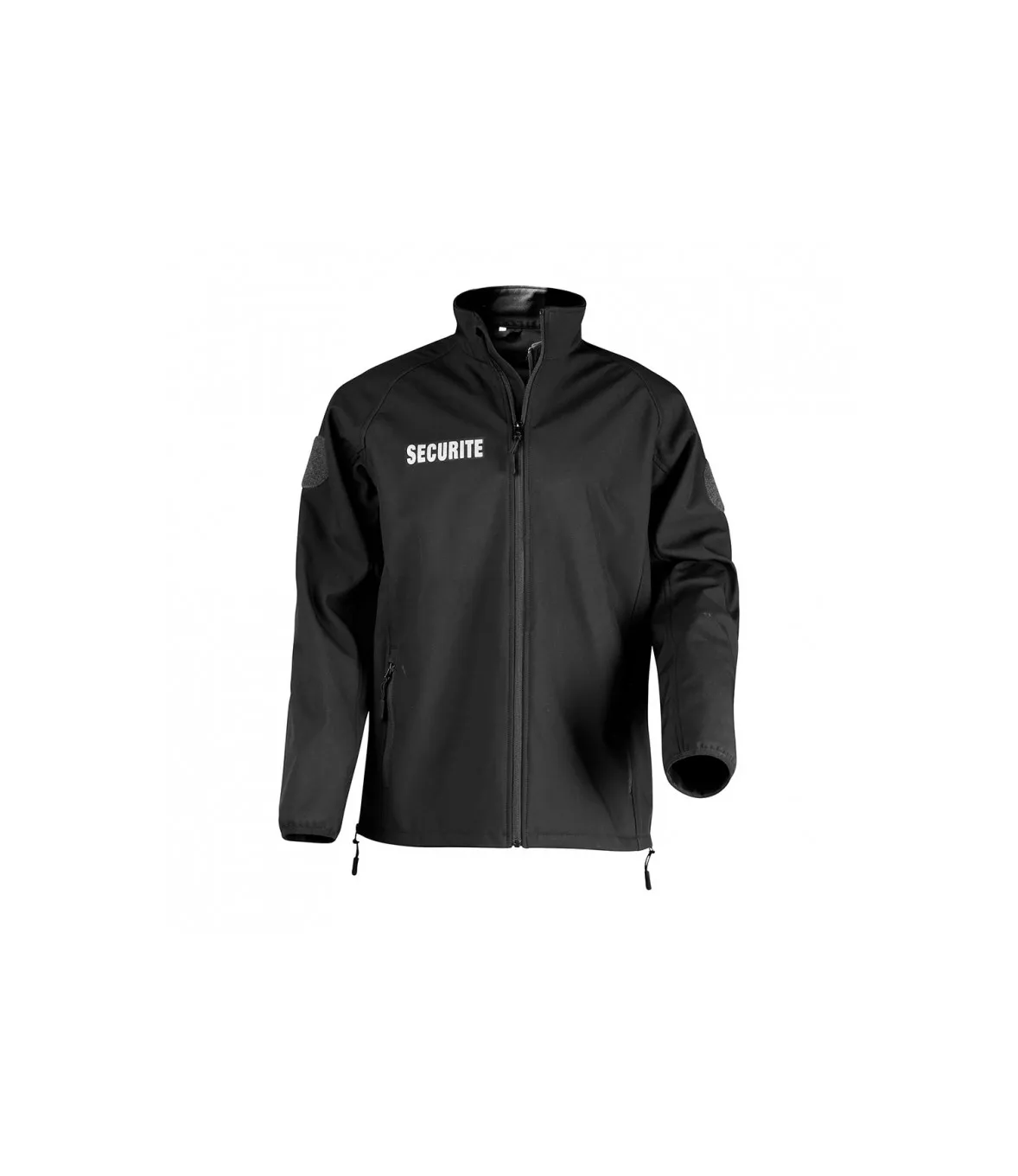 Veste softshell légère et confortable noir marquée SECURITE - ARES