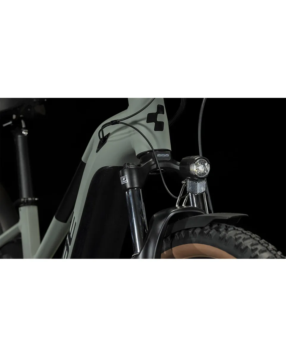 VTT électrique semi rigide Femme REACTION HYBRID PERFORMANCE 500 ALLROAD Gris